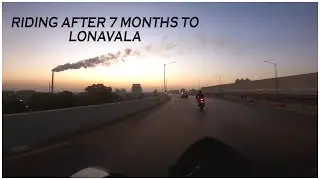 RIDING AFTER 7 MONTHS TO LONAVALA FOR BREAKFAST