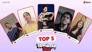 The wait is over! 🎉   🎶 Check out the Top 5 finalists of #BreakoutStar #YouTubeShorts