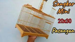 (S160) Buat sangkar mini jodoan