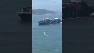 Golden Gate Shipping #freight #bestmoments #travel #shortvideo #life #truckdrivers #shorts #ships