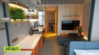 Living in 247 Sq. Ft.: A Compact Apartment Tour in Hong Kong