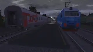 Утренний пассажир. Поездка от лица пассажира в игре Trainz Simulator 12.