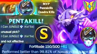 Wild Rift: NASUS MID IS NOT EFFECTIVE HUH? (Former Top 9 Nasus OTP INSANE CARRY!!)