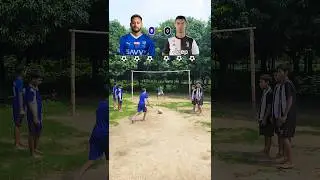 Team Ronaldo vs Team Neymar Jr CHALLENGE #shorts #trending #youtubeshorts #ronaldo #neymar #football