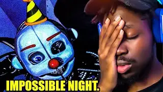FNAF Sister Location SECRET NIGHT Aint Easy....