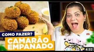 CAMARÃO EMPANADO COM CATUPIRY CROCANTE | O MELHOR QUE JÁ COMI NA VIDA!