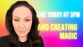 LIVE today at 3pm and Creating Magic-Info Below⏬#manifestationcoach#specificperson