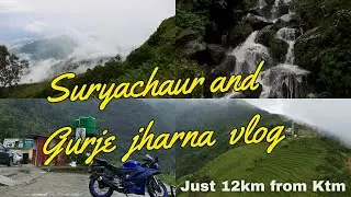 Suryachaur & Gurje jharna vlog #travel #nuwakot #monsoon #waterfall #trending #vlog #travelnepal