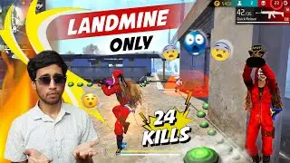 Landmine Only Challenge For Booyah in Solo Vs Squad - Free Fire Max