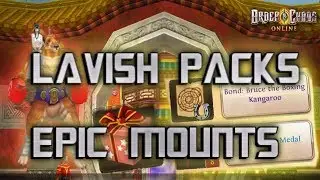 Order & Chaos online - OPENING LAVISH PACKS - EPIC MOUNTS!?