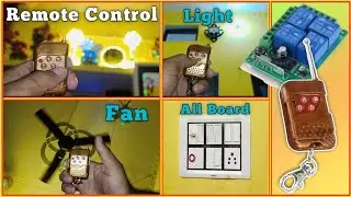4 Channel Transmitter And Receiver | DIY Remote Control Room