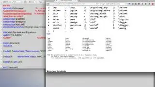 LaTex Tutorial 5: Math Symbols and Equations