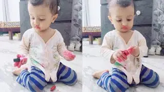 आरव ने अपना मेकअप💄 कर दिया 😂 @anjalisorarivlogs8836 #anjalisorari #viralvlogs #funny #familyvlog