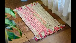 Alfombra con maravilloso reciclado ( Paso a paso en crochet )