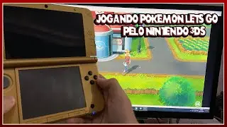 Jogando Pokémon Lets Go no Nintendo 3DS