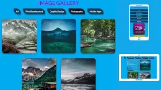 Responsive Image Gallery with Filtering Function with HTML, CSS, and JavaScript