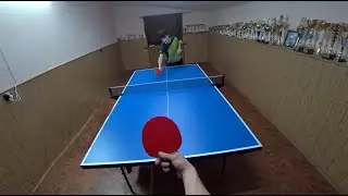 НАСТОЛЬНЫЙ ТЕННИС ОТ ПЕРВОГО ЛИЦА | ИГРАЮ ПРОТИВ КМС | PING PONG FIRST PERSON | TABLE TENNIS |