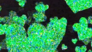 LED Green hearts