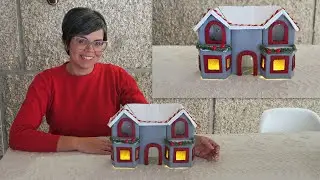 PROJETOS DE NATAL-CASINHA DE NATAL COM CAIXAS DE LEITE!