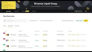 Binance Swap Farming - Trade & Claim Bnb Rewards