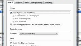 Adwords Editor Training Tutorials #9: Adwords Editor Settings