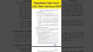 Rajasthan High Court LDC Vacancy 2022 