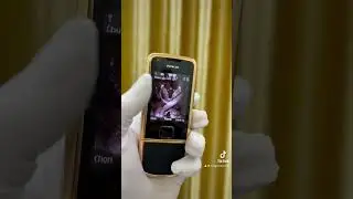 Nokia 8800 Vàng Hồng Da Đen Chính hãng