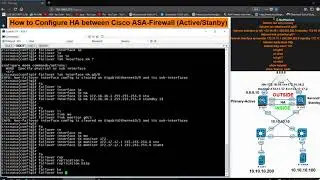 How to Configure HA between Cisco ASA-Firewall (Active/Stanby)