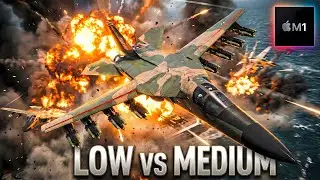 War Thunder Gameplay on M1 MacBook Pro | Low vs Medium | FPS Gaming Benchmark (2026)