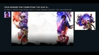 Халява в Steam: фон профиля, аватар и мини профиль из Dying Light 2.