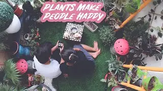 Balcony Garden Tour in 2 mins ☘ ❤️❤️| Plants Make People Happy | Cinematic Video