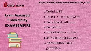 H13-711_V3.0 | HCIA-Big Data V3.0  Exam Certification Dumps by ExmasEmpire