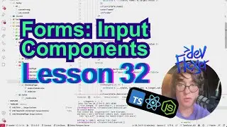 Lesson 32. Forms: Input Components (TypeScript, Node.js, React)