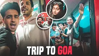 Goa Trip On A Train With Best Friends | Day 1 