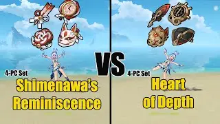 Mualani BEST old Artifacts set - Genshin impact 5.0