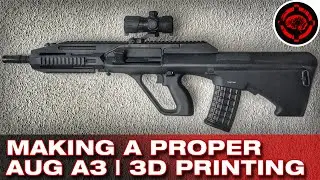 Airsoft Steyr AUG A3 Proper Rail Conversion (3D Printing)