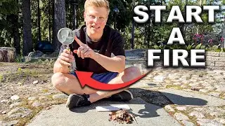 How to Make a Fire with a Magnifying Glass