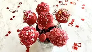 Valentine's Days Red Velvet Cake Pops