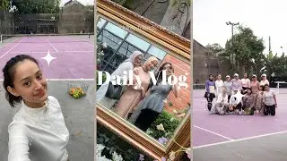 chit-chat daily vlog: new tennis community🎾 | intip hari nadya