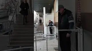 Монтаж вертикального подъемника INVA 440 (REHALIFT 440) г. Краснодар, ул. Садовая, д. 112, Сбербанк