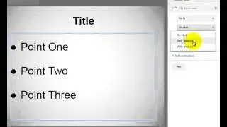 Animate Bullet Points in Google Presentaiton
