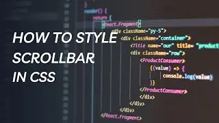 How to style scroll in html css3 2024 | 