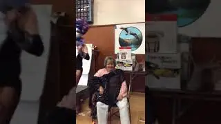 Lap dance from Sister Wilma. April 2017