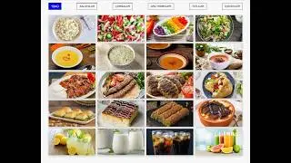 HTML CSS JavaScript ile Kategori Filtreleme (Animasyonlu) | Sıfırdan Proje