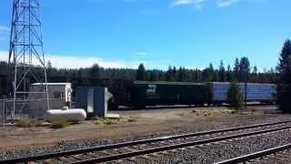 BNSF manifest enters Chemult yard