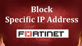 How to block IP Range address to access any applications or website in fortigate | Msolved Tech