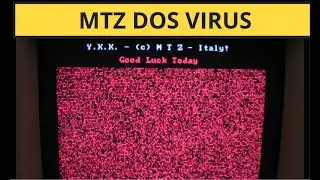 Viral Rewind: Virus.DOS.MTZ (1907)