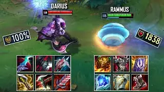 %100 ARMOR PEN DARIUS vs 1500+ ARMOR RAMMUS FIGHTS! & Best Moments!