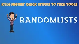 Randomlists - Kyle Niemis' Quick Intros to Tech Tools