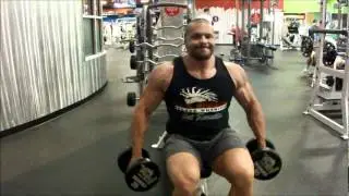 Katie And Marc Lobliner Train Shoulders And Biceps With PreWorkout Supplementation | Tiger Fitness